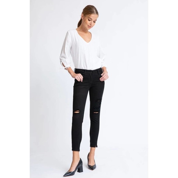 KanCan Claire Ankle Skinny Jeans in Black Size‎ 9/28 - Picture 3 of 16